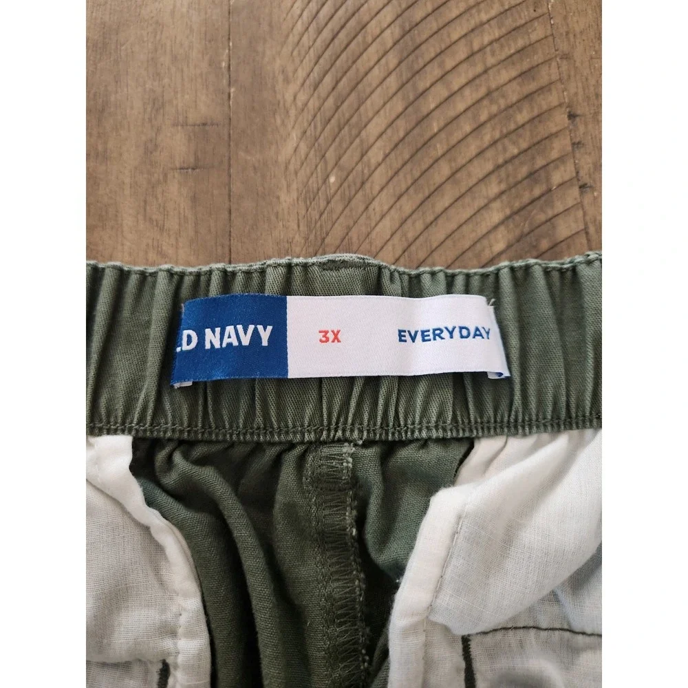Old‎ Navy Women's Plus Army Green Comfort Everyday Shorts (3X) Chino Dinner Date - Picture 6 of 6
